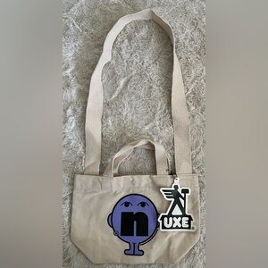 Uxe Mentale x Nepenthes "SMILE" Messenger Bag - Natural